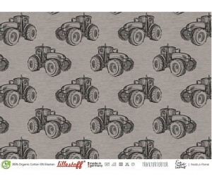 REST 30cm Bio Jersey Lillestoff - Traktortortor